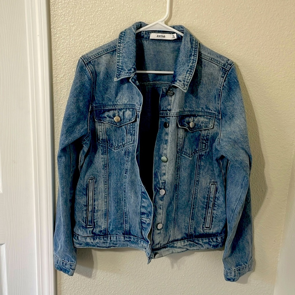 Just fab Jean jacket size XL